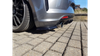 Splitter Volkswagen Scirocco III Facelift R Rear Side Gloss Black