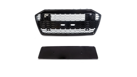 Grill Audi A6 C8 Gloss Black