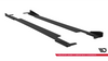 Side Skirts Subaru Impreza WRX STI Mk3 Facelift Street Pro Black-Red + Gloss Flaps