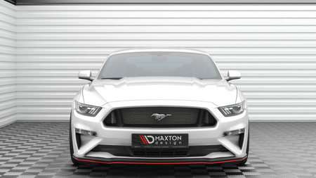 Splitter Ford Mustang VI Facelift Front v.2 Gloss Black