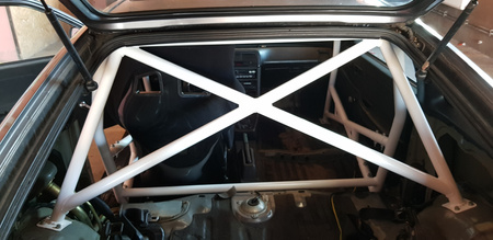Bolt-in Half Roll Cage Honda CRX ED9 EE8 Black