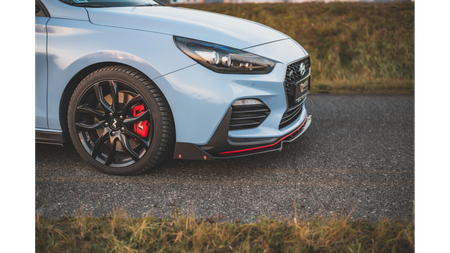 Splitter Hyundai I30 III N Przód v.6 + Flaps Gloss Black