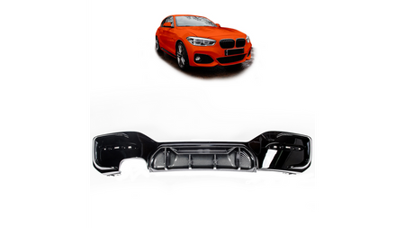 Diffuser BMW 1 F20 F21 Facelift Rear Carbon Look