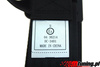 Racing seat belts 3p 2" Black - E4