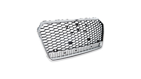 Grill Audi A7 C7 Facelift Chrome & Gloss Black