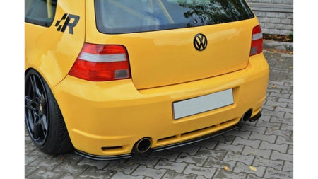 Splitter Volkswagen Golf IV R32 Tył Środkowy Gloss Black