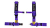 Racing seat belts Slide V2 PURPLE 4P 3" E4