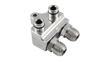 Adapter chłodnicy oleju do skrzyni biegów ZF 8HP BMW N57 B58 + Nyple M18x1.5 - AN10