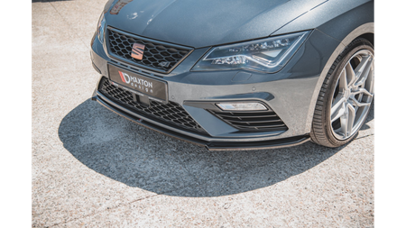 Splitter Seat Leon Cupra FR III Facelift przód v.4 Gloss Black