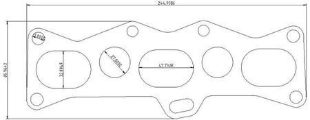 Exhaust flange Mazda MX-6 Ford Prob