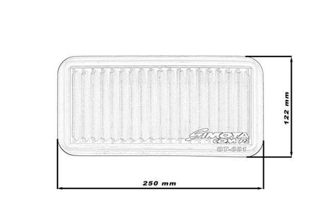 Wkładka Simota OT001 250x122mm