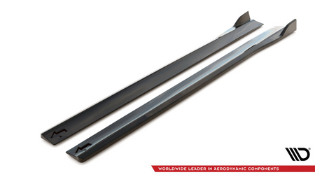 Dokładka Porsche Macan I Facelift Progi Gloss Black