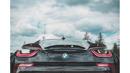 Set of Spoiler Caps BMW i8 Gloss Black