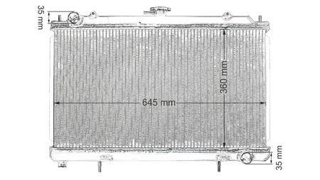 TurboWorks Racing radiator Nissan 200SX S14 40mm