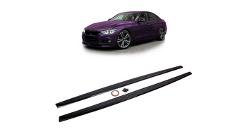 Dokładka BMW 3 F30 F31 Progi Gloss Black