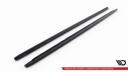 Diffuser Audi A4 B9 Facelift Side Skirts Gloss Black