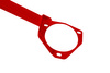 Front upper strut bar Subaru Legacy 4 03-09 Red