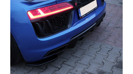 Splitter Audi R8 4S Tył Boczne Gloss Black