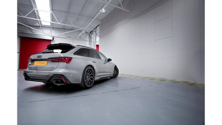 Dokładka Audi RS6 RS7 C8 Progi v.2 Gloss Black