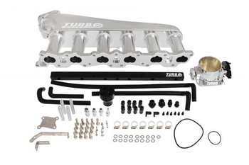 Intake manifold Nissan RB20 with throttle body and fuel rail