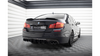 Diffuser BMW 5 F10 M-Pack Rear Valance v.2 Version with two double exhausts Gloss Black