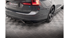 Splitter Volvo V90 S90 R-Design II Tył Środkowy z Dyfuzorem Gloss Black