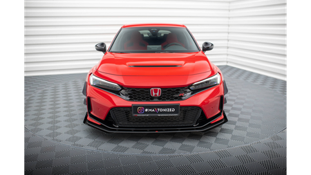 Splitter Honda Civic XI Type-R Przód Pro + flaps Black-Red