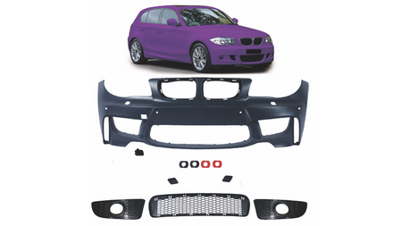 Bumper BMW 1 E81 E82 E87 E88 Front PDC SRA