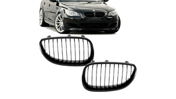 Grill BMW 5 E60 E61 Single Line Matt Black