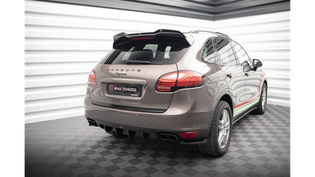 Rear Valance Porsche Cayenne Mk2 Gloss Black