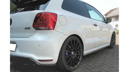 Diffuser Volkswagen Polo V R WRC Side Skirts Gloss Black