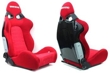 Racing seat CUGA Bride Velvet Red