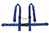 Racing seat belts 4p 2" Blue - E4