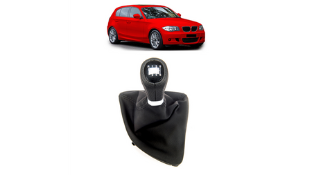 Gear Knob 6 Speed suitable for BMW 1 (E81, E87) Hatchback 1 (E88) Convertible 1 (E82) Coupe 2004-2011