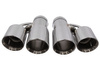 Exhaust Tip 89mmx2 enter 70mm Polished Set