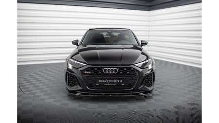 Splitter Audi RS3 8Y Front v.1 Gloss Black