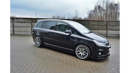 Diffuser Opel Zafira B OPC Side Skirts Gloss Black