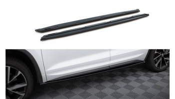 Diffuser Skoda Kodiaq I Sportline RS Side Skirts Gloss Black