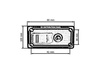 Switch Panel ALU, ON-OFFx1, 1BA 10A