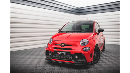 Splitter Fiat 500 Abarth I Facelift przód Gloss Black