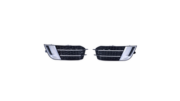 Fog Light Covers Audi A1 8X Silver