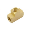 Flare tee 1/8" NPT Brass