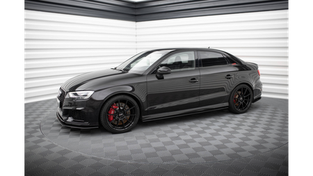 Dokładka Audi RS3 8V Facelift Progi Street Pro Black-Red
