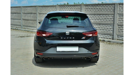 Splitter Seat Leon III Cupra FR Tył Boczne Gloss Black