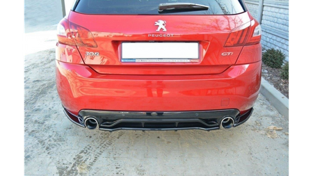 Splitter Peugeot 308 II GTI Tył Boczne Gloss Black