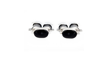 Końcówki tłumika Chrome Round MERCEDES E-Class W213 S213 GLC X253 GLC C253 E-Class A238 E-Class C238 Facelift 2020-2023