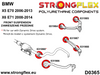 Front suspension bush kit SPORT