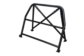 Bolt-in Half Roll Cage Fiat Seicento Cinquecento SC CC Black