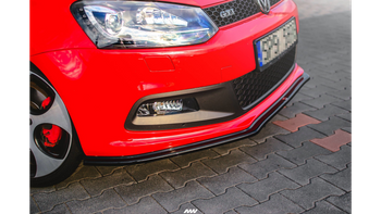 Splitter Volkswagen Polo V GTI Front v.2 Gloss Black