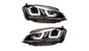 Lights Volkswagen Golf 7 Front DRL Black